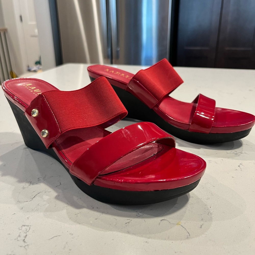 Lauren Ralph Lauren Women's Red Sandals